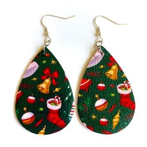 Holiday Tear Drop Earrings